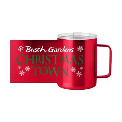 Busch Gardens 15oz Christmas Town Stainless Steel Mug