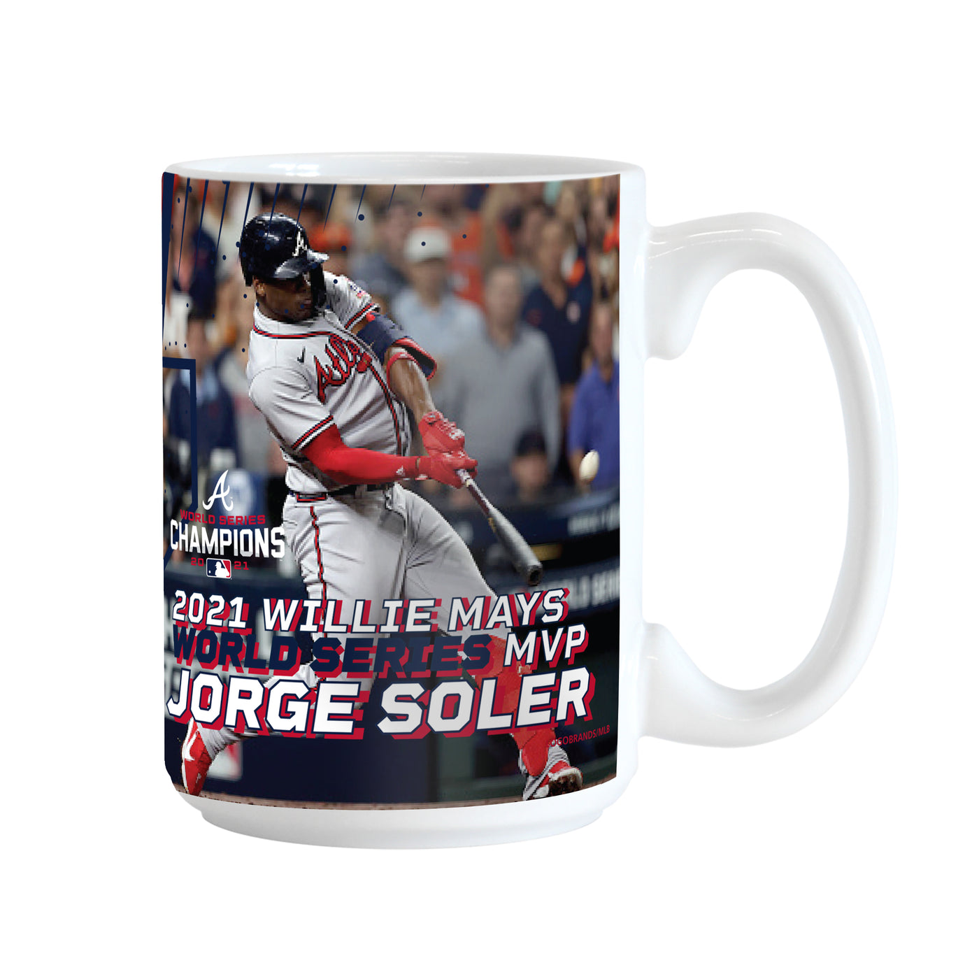 Atlanta Braves 15oz ‘21 World Champs MVP Sublimated Mug