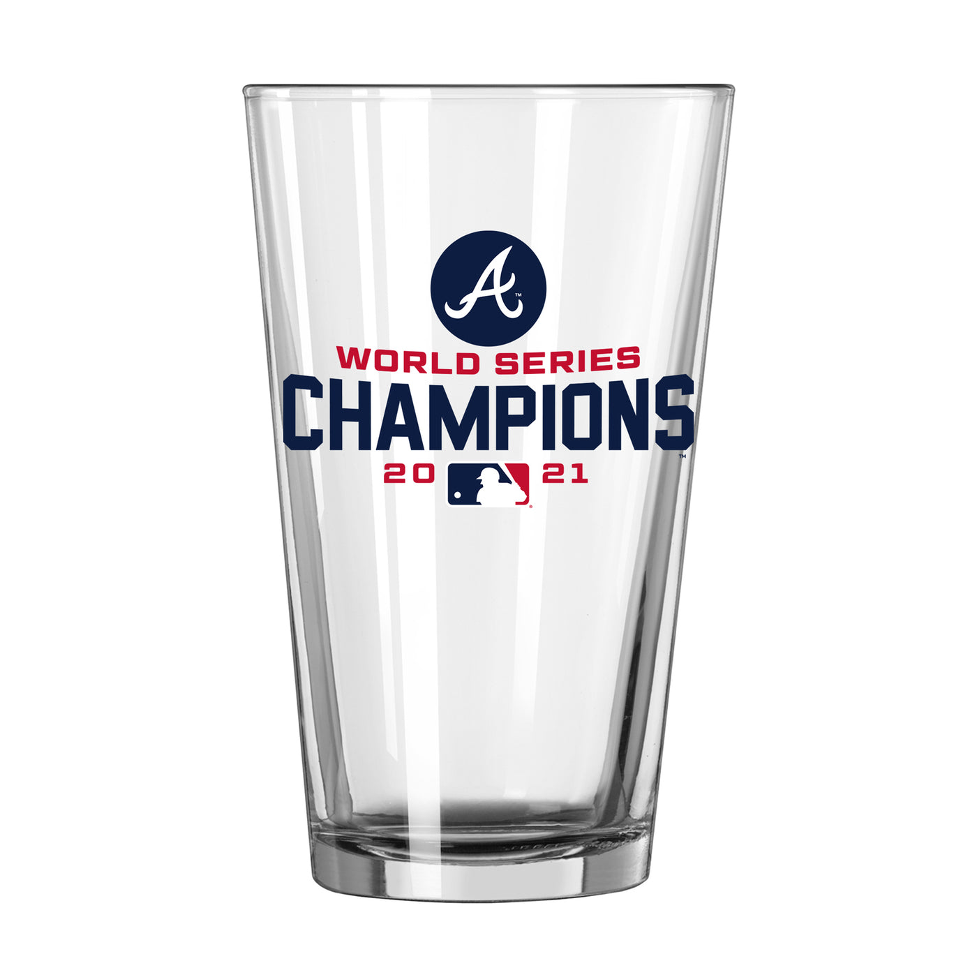 Atlanta Braves 16oz ‘21 World Champs Pint Glass