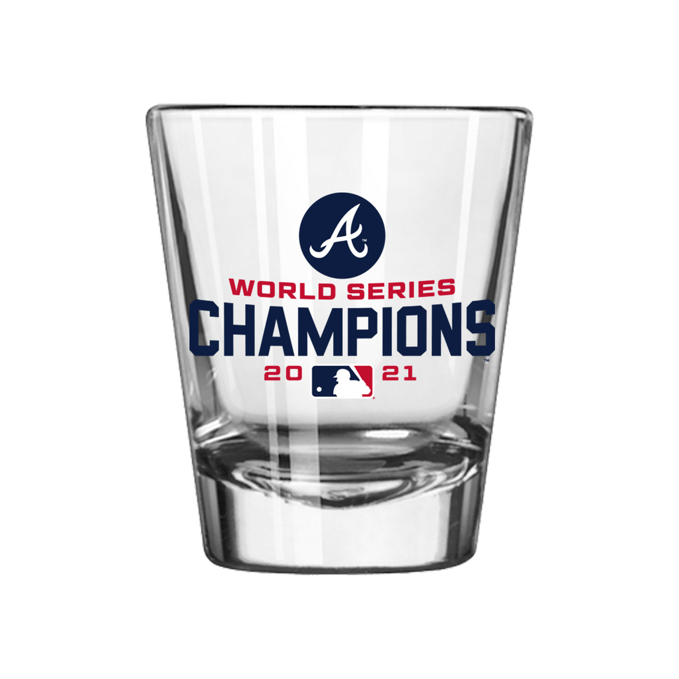 Atlanta Braves 2oz ‘21 World Champs Shot Glass