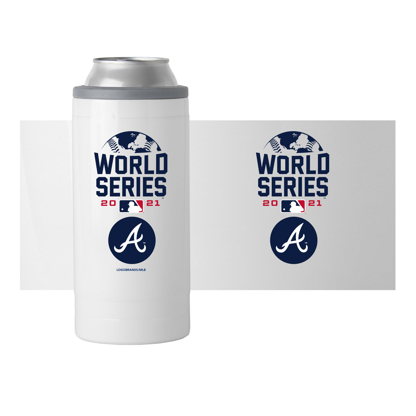 Atlanta Braves '21 12oz Bound Slim Can Coolie