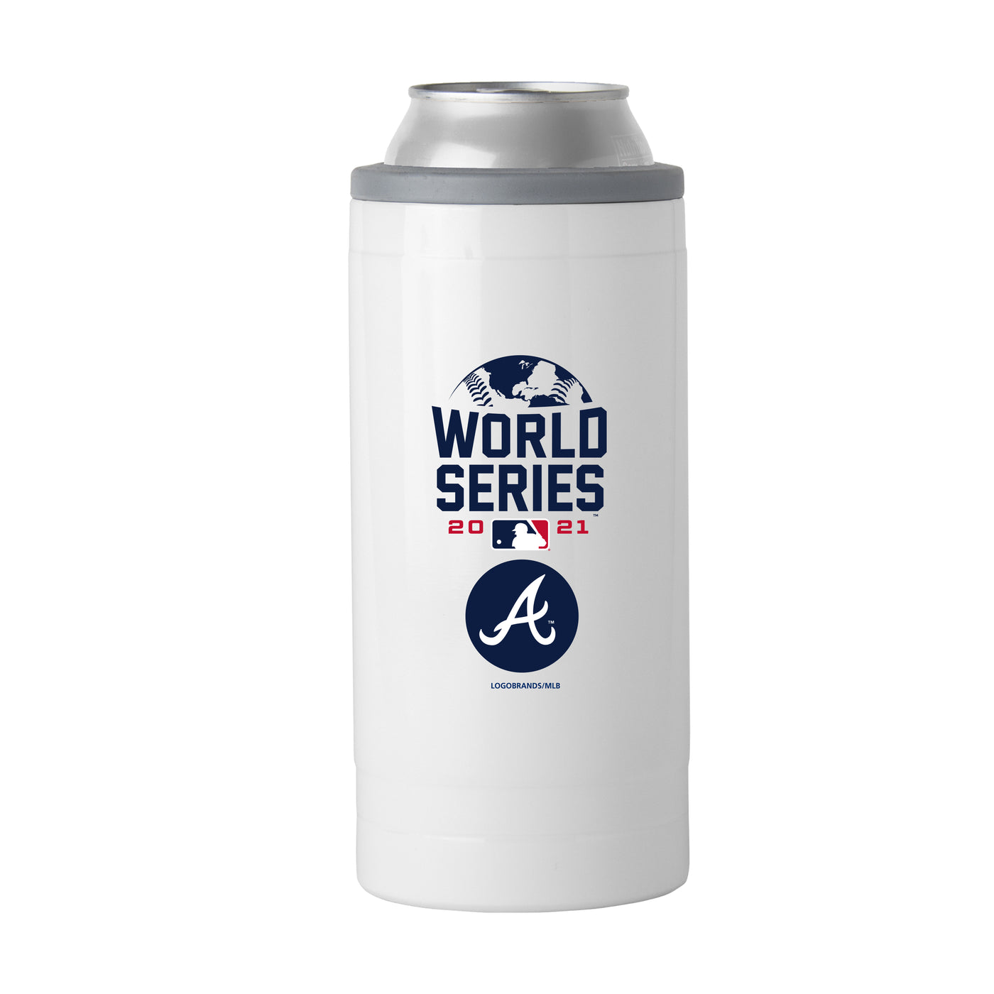 Atlanta Braves '21 12oz Bound Slim Can Coolie