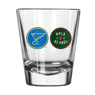 NHL Winter Classic 2022 2oz Logo Shot Glass