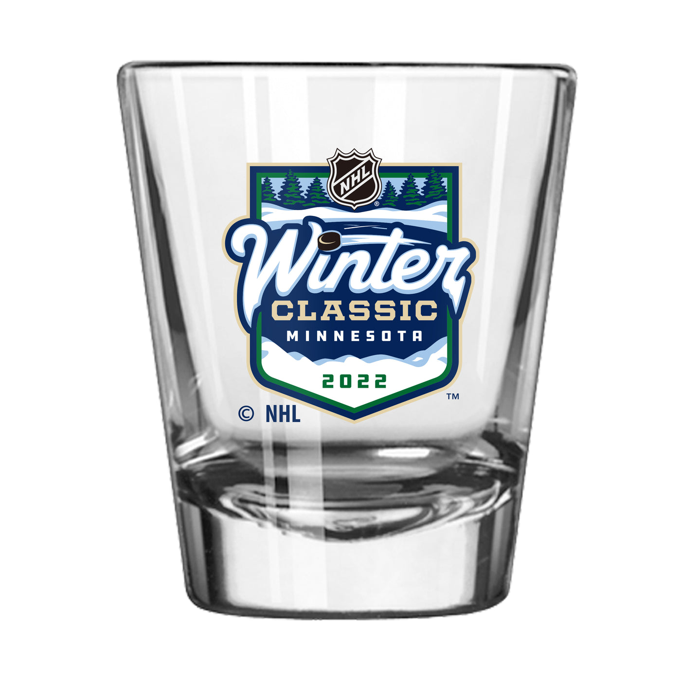 NHL Winter Classic 2022 2oz Logo Shot Glass