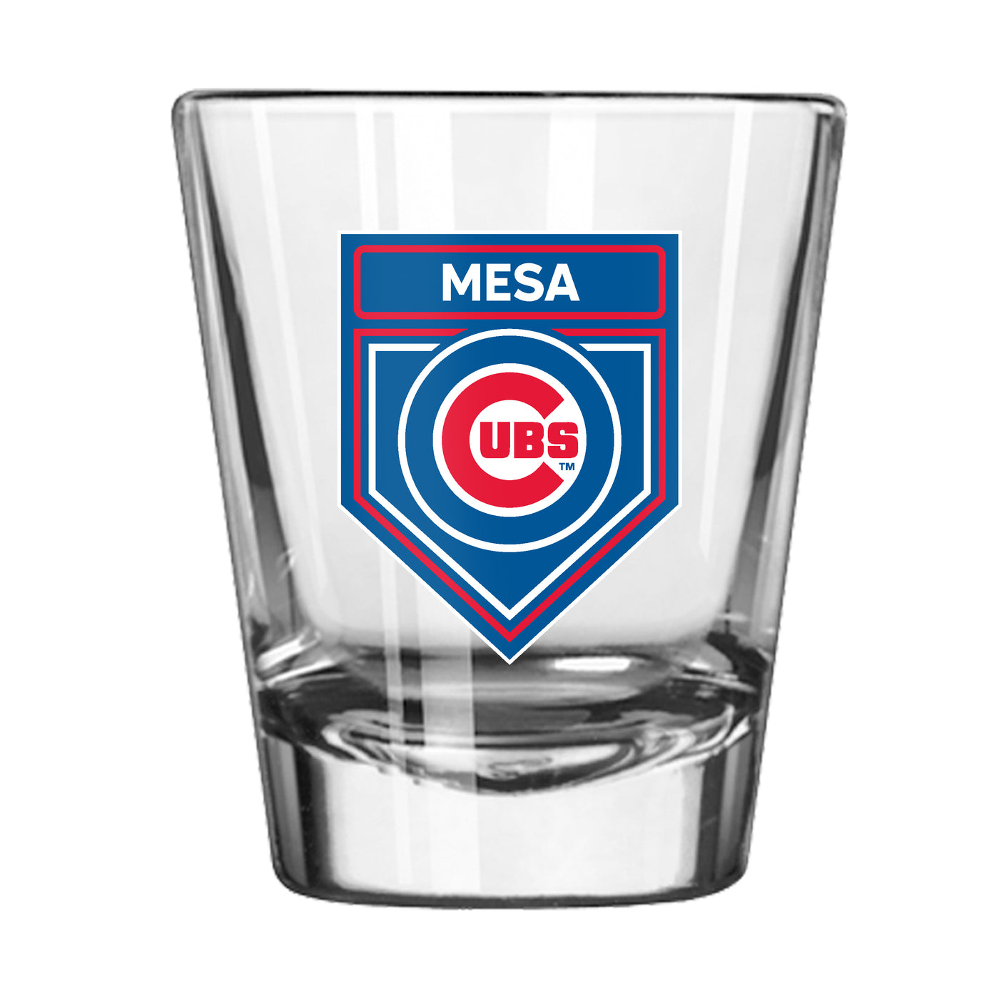 Chicago Cubs Mesa 2024 Cactus League 2oz Shot Glass