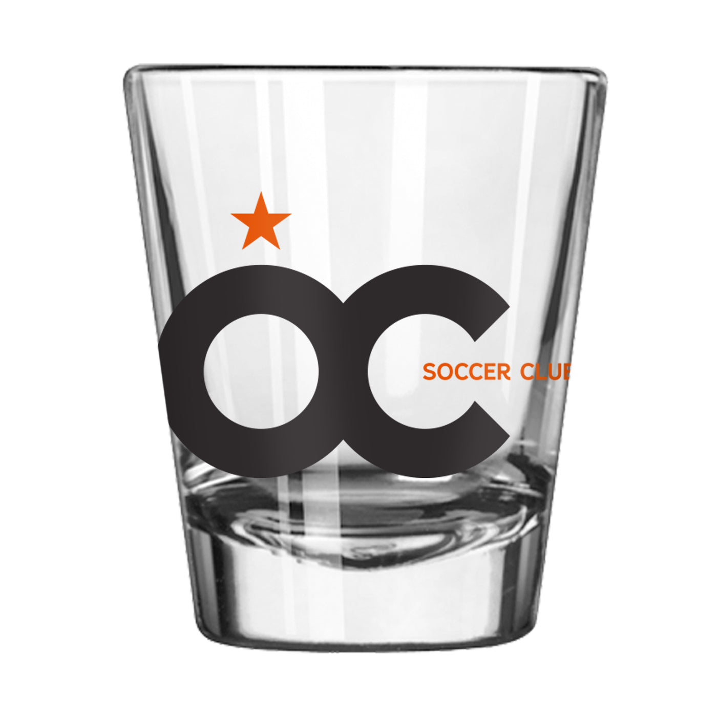 Orange County Soccer Club 2oz Shot Glass