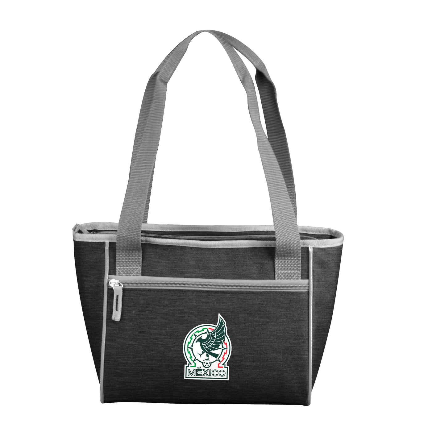 Mexico Mens Soccer Team Black 16 Can Cooler Tote
