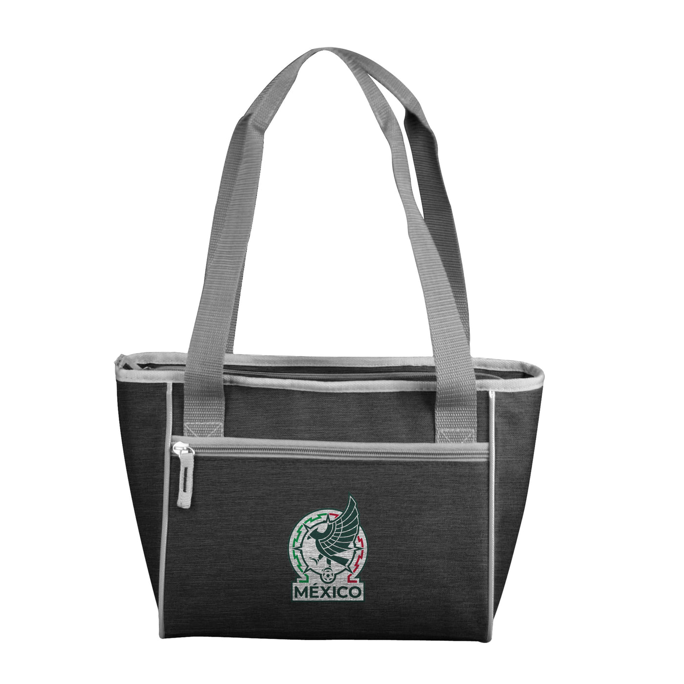Mexico Mens Soccer Team Black 16 Can Cooler Tote - Logo Brands