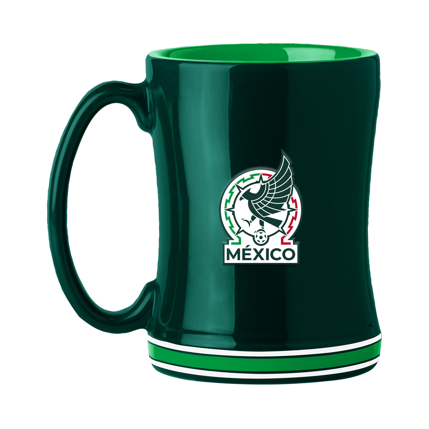 Mexico National Team 14oz Sculpted Relief Mug - Logo Brands
