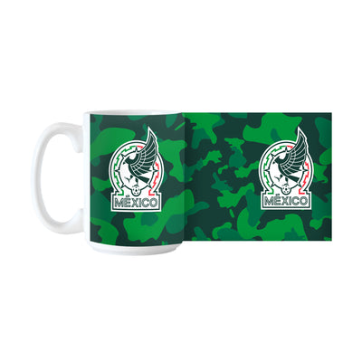 Mexico Mens Soccer Team 15oz Camo Sublimated Mug