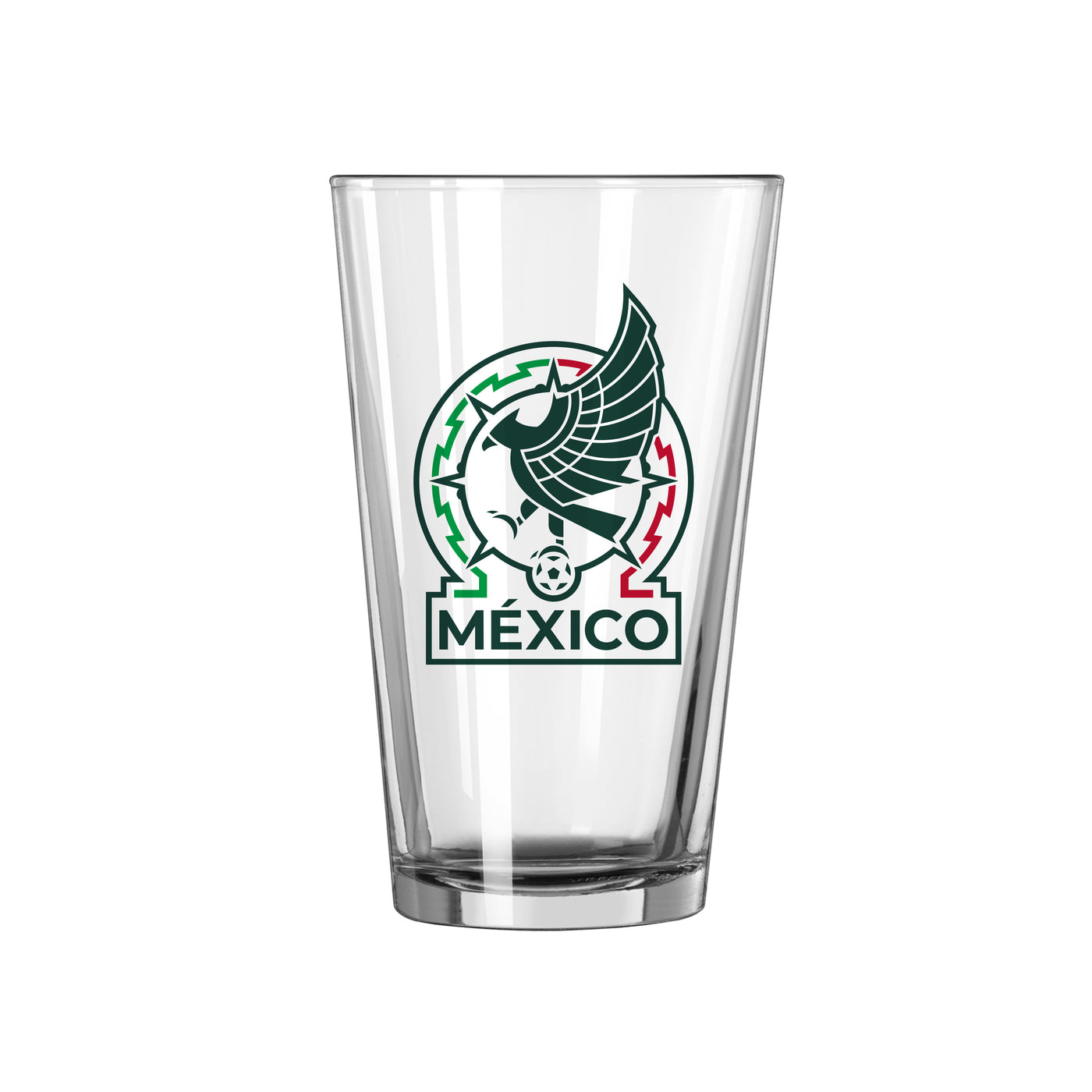 Mexico National Team 16oz Swagger Pint Glass - Logo Brands