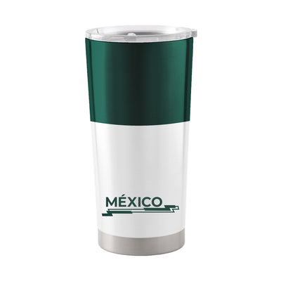 Mexico National Team 20oz Colorblock Stainless Steel Tumbler