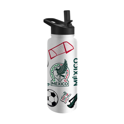 Mexican National Men's Soccer 34oz Native Quencher Bottle - Logo Brands