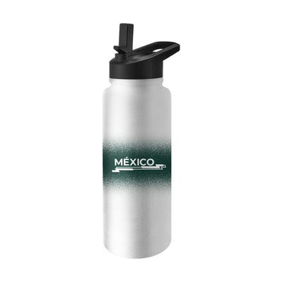 Mexico Mens Soccer Team 34oz Spray Quencher Bottle