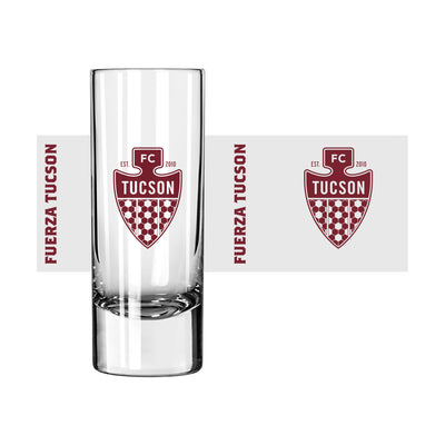 FC Tucson 2.5oz Gameday Glass Shooter