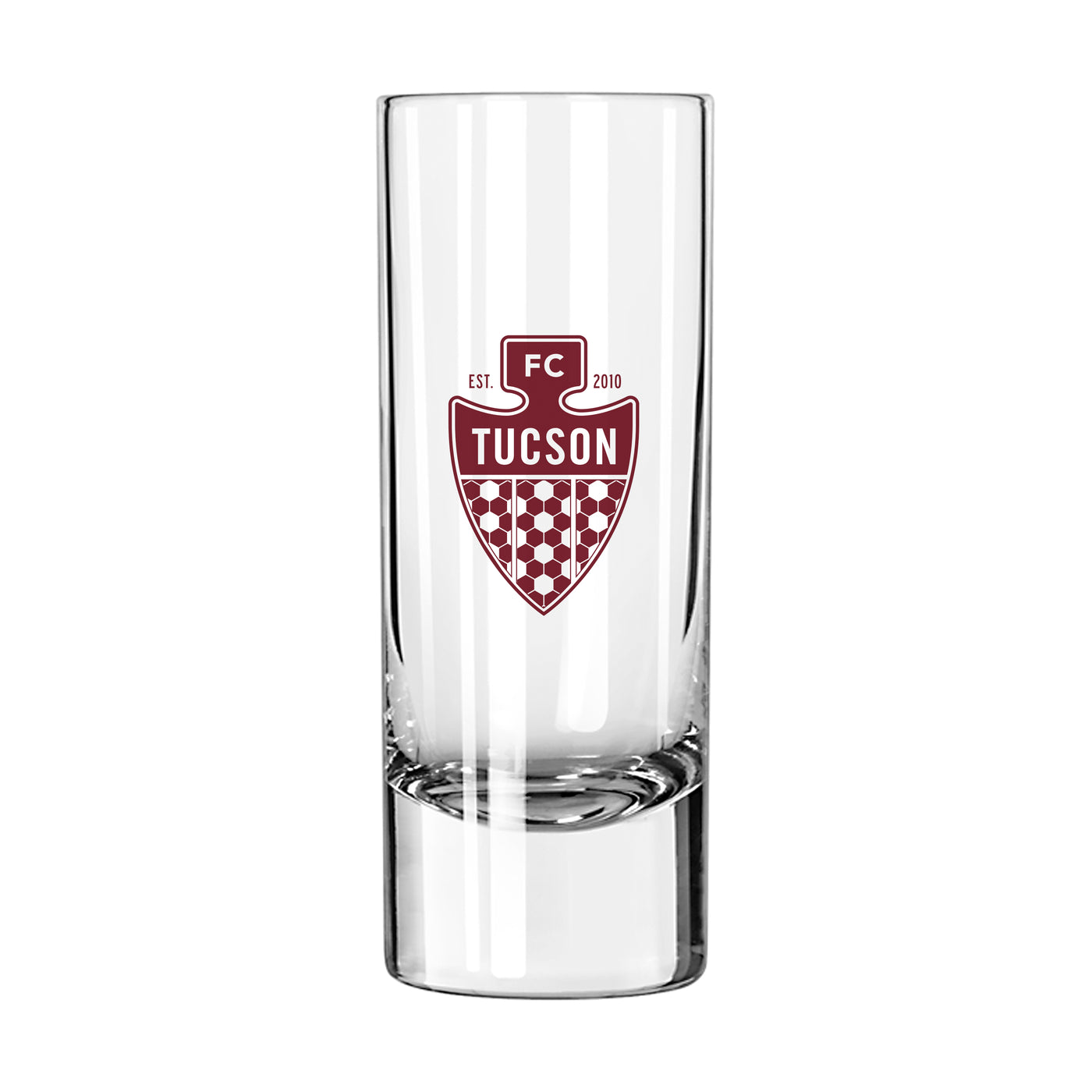 FC Tucson 2.5oz Gameday Glass Shooter