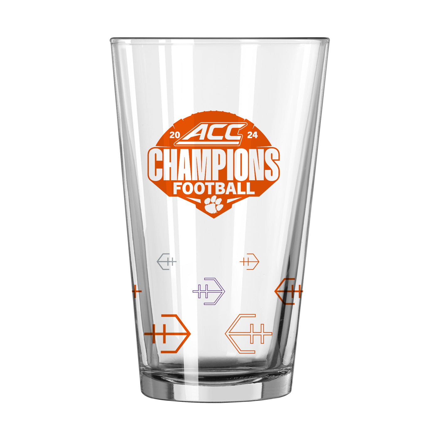 Clemson 2024 ACC Champions 16oz Pint Glass