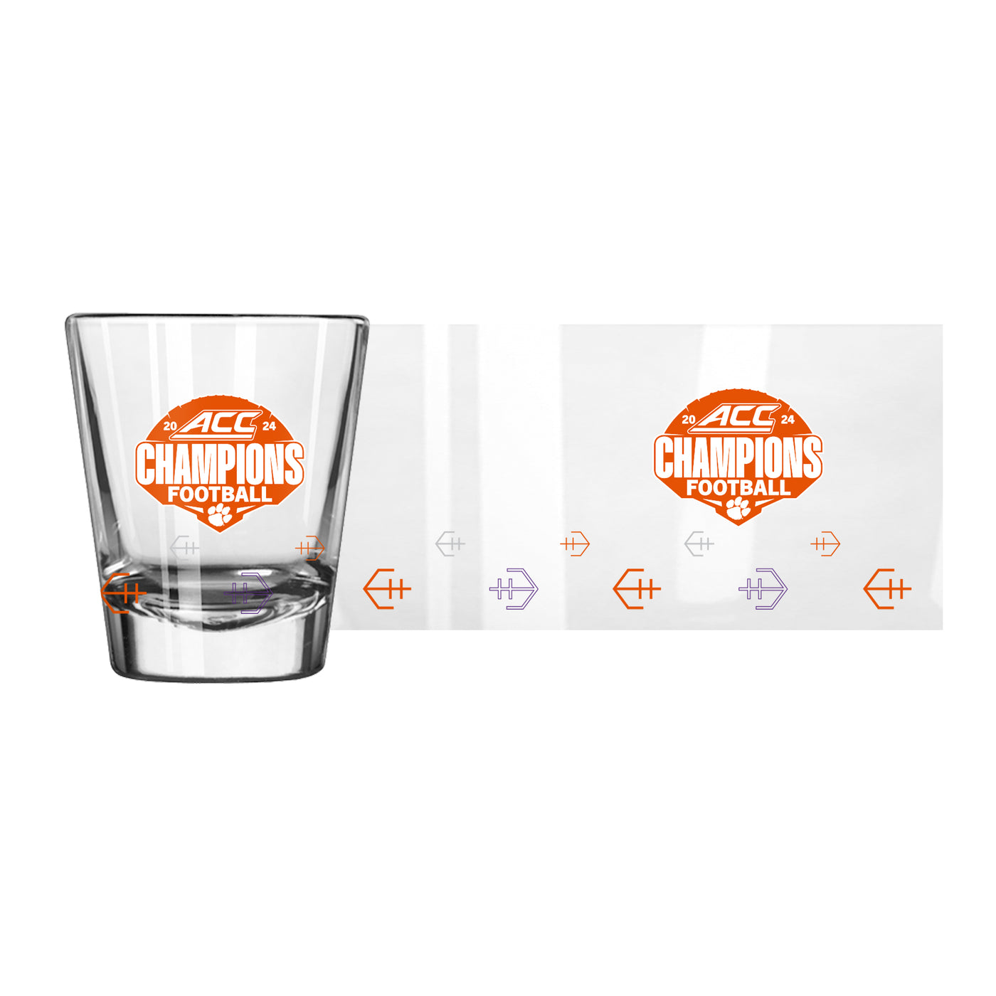 Clemson 2024 ACC Champions 2oz Shot Glass