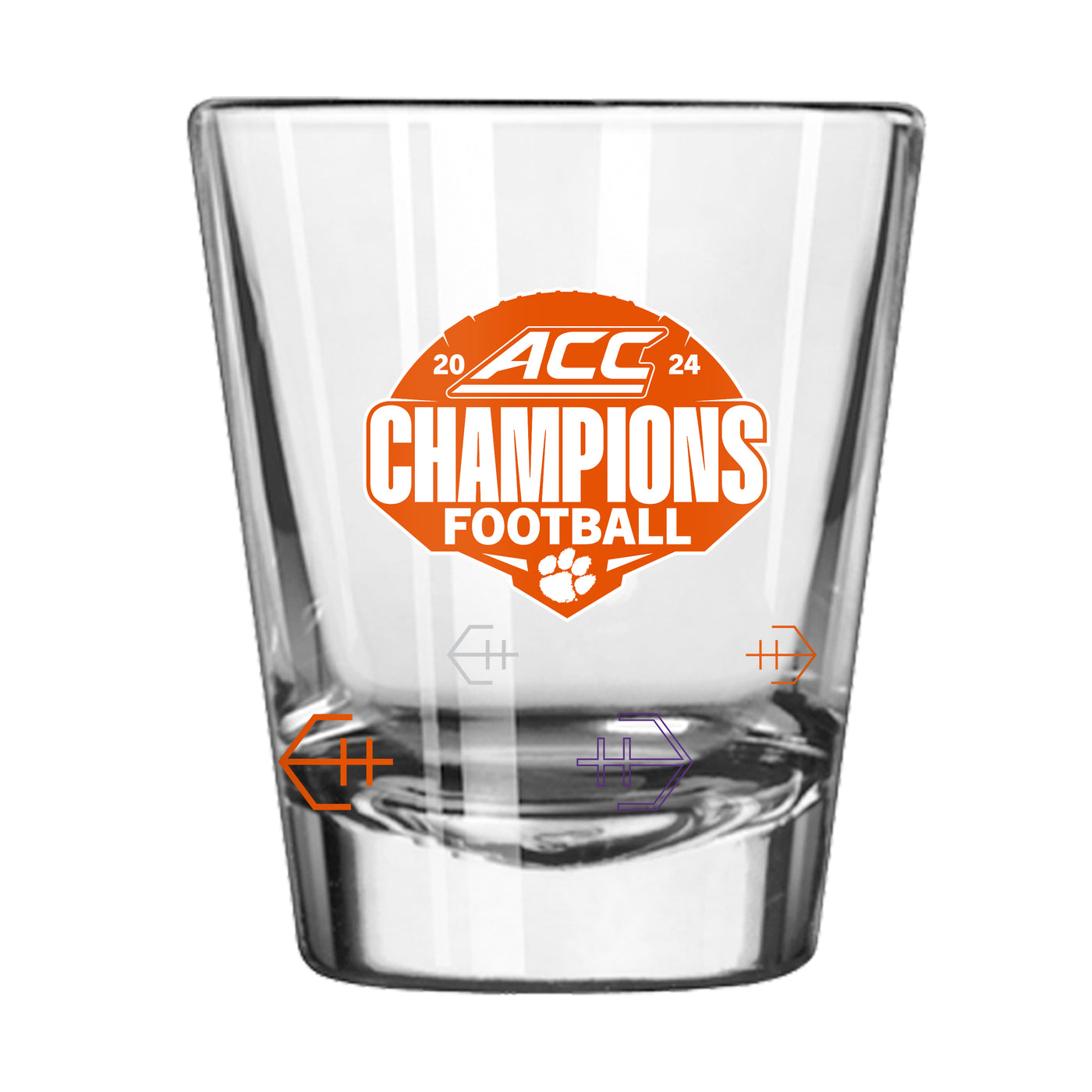 Clemson 2024 ACC Champions 2oz Shot Glass