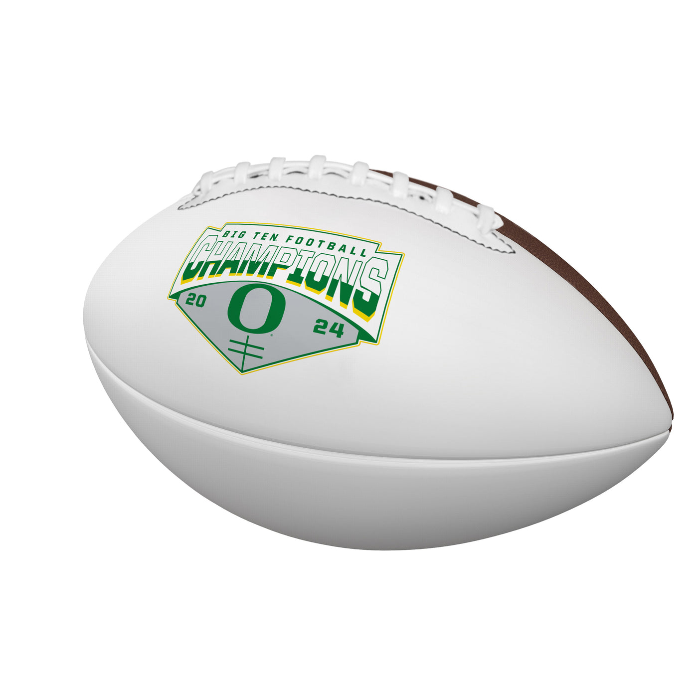 Oregon 2024 BIG10 Champions Full Size Autograph Football