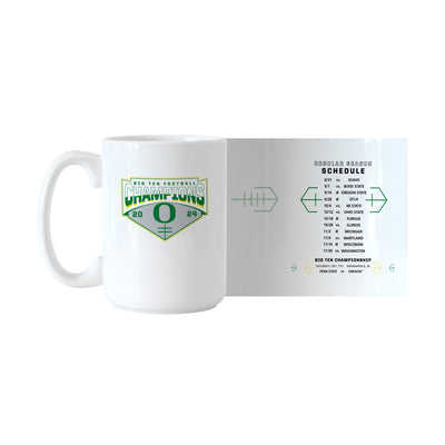 Oregon 2024 BIG10 Champions 15oz Sublimated Mug