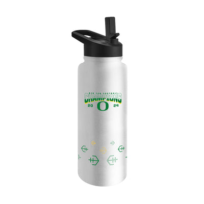 Oregon 2024 BIG10 Champions 34oz Quencher Bottle