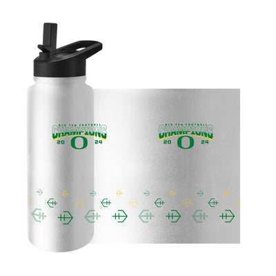 Oregon 2024 BIG10 Champions 34oz Quencher Bottle