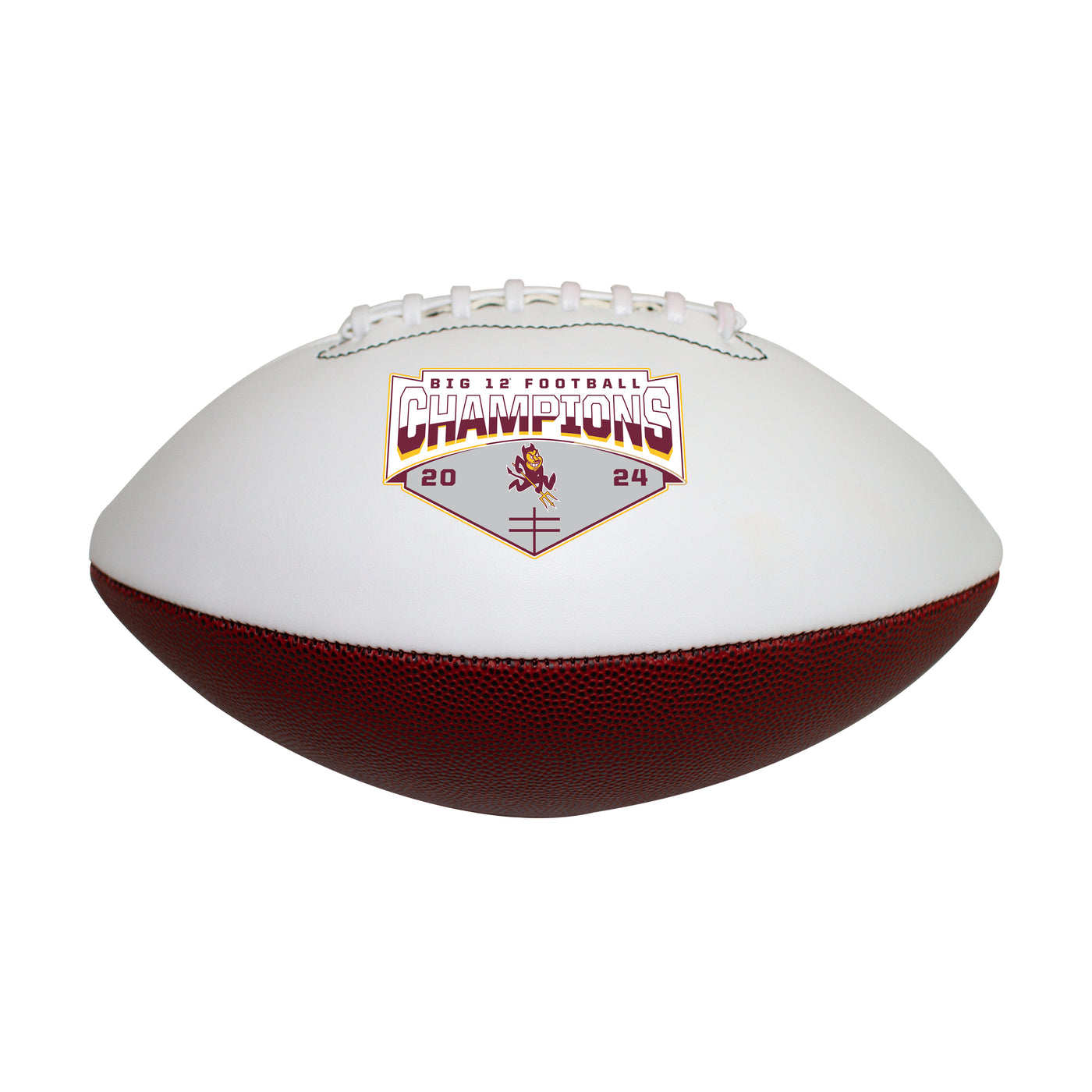 Arizona State 2024 BIG12 Champions Full Size Autograph Football