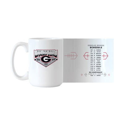 Georgia 2024 SEC Champions 15oz Sublimated Mug