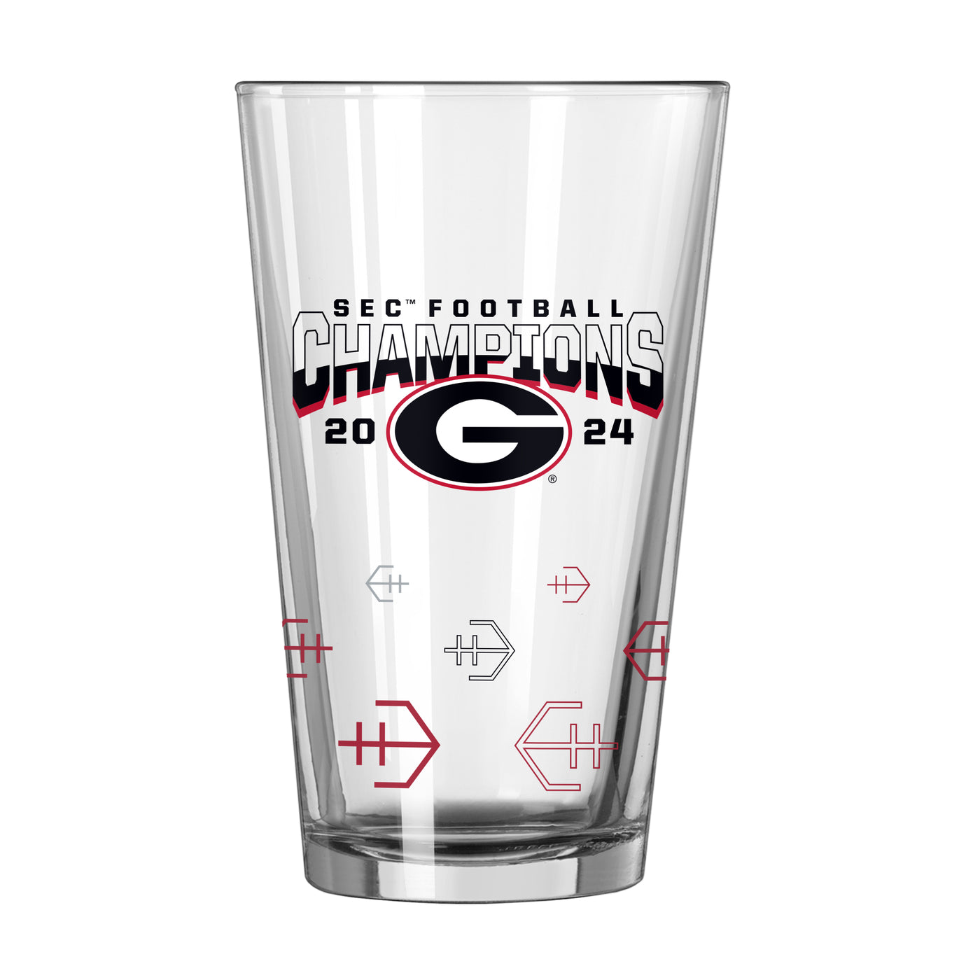 Georgia 2024 SEC Champions 16oz Pint Glass