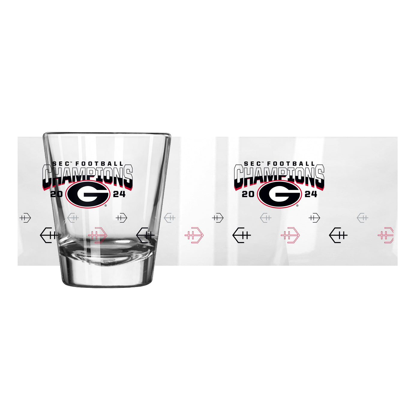 Georgia 2024 SEC Champions 2oz Shot Glass