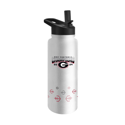 Georgia 2024 SEC Champions 34oz Quencher Bottle