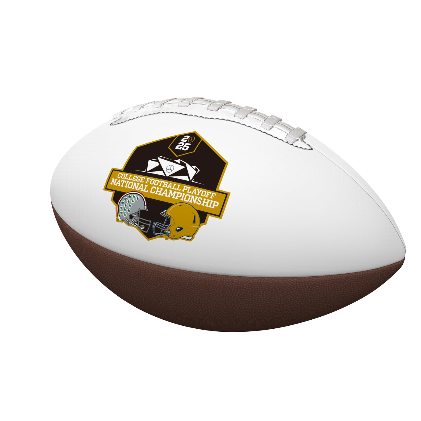 2025 College Football Playoffs Dueling Full Size Autograph Football