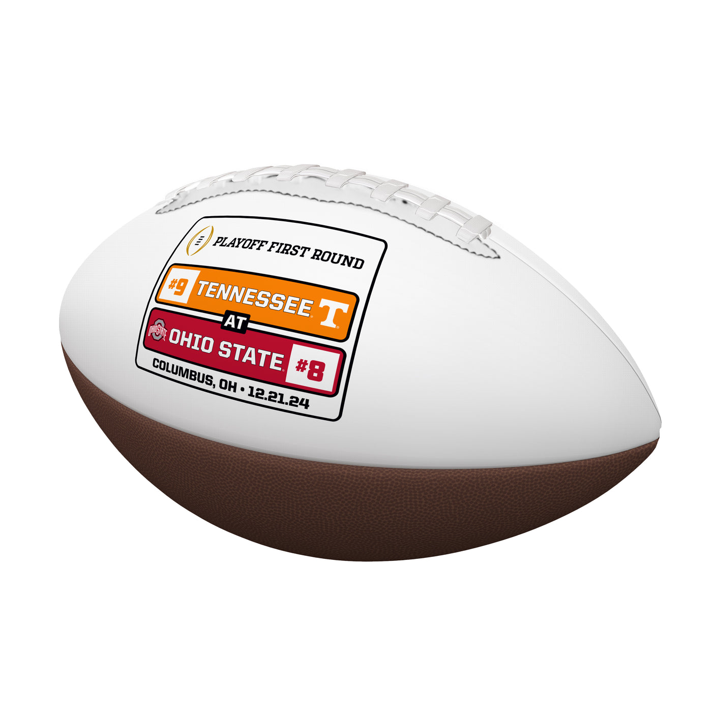 Ohio State CFP Round 1 Match Up Full Size Autograph Football