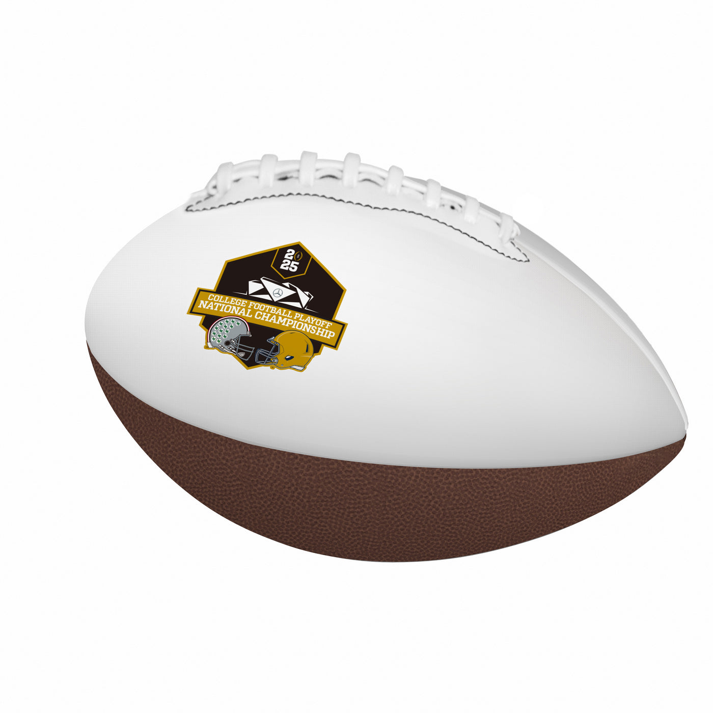2025 College Football Playoffs Dueling Mini Autograph Football