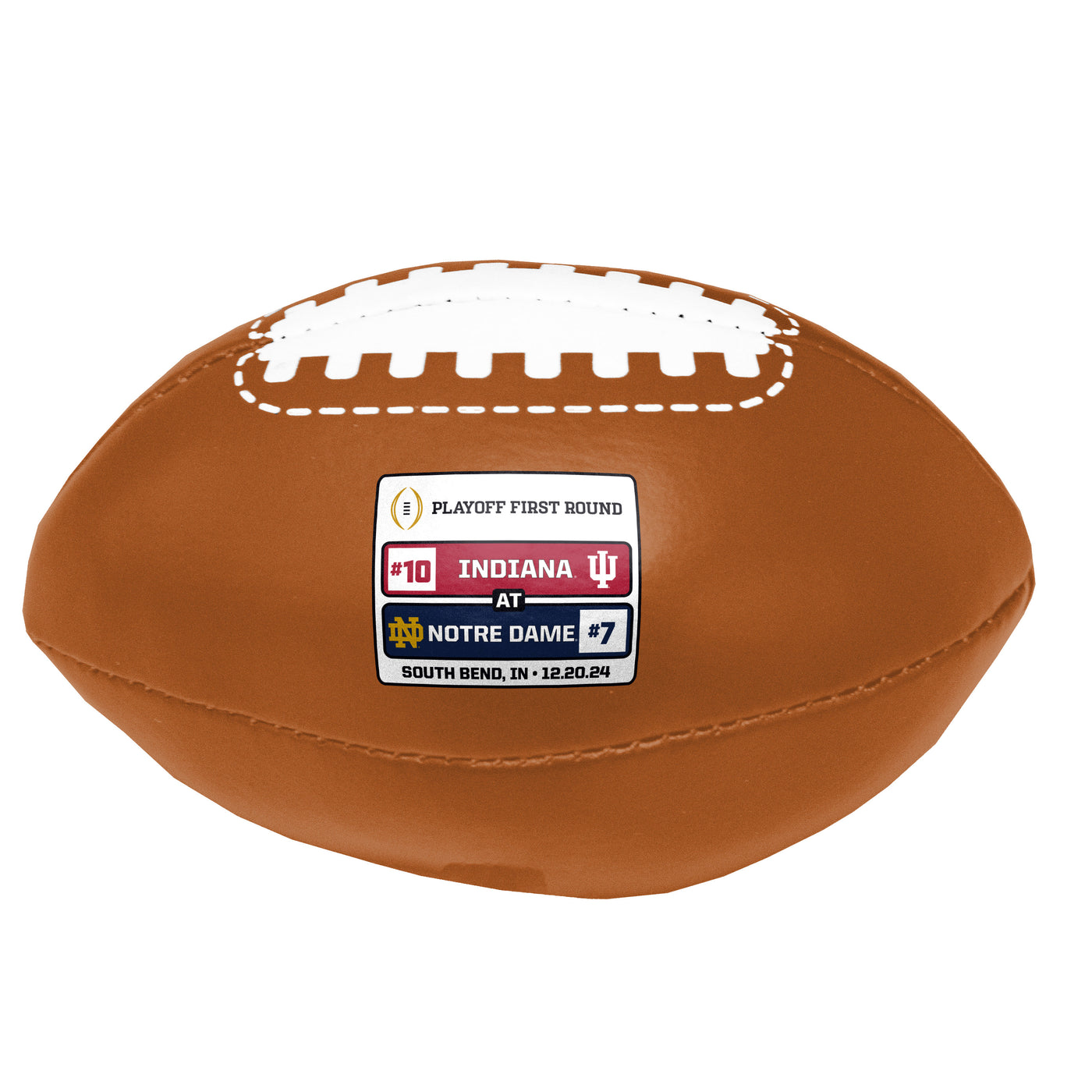 Notre Dame CFP Round 1 Match Up Micro Plush Football