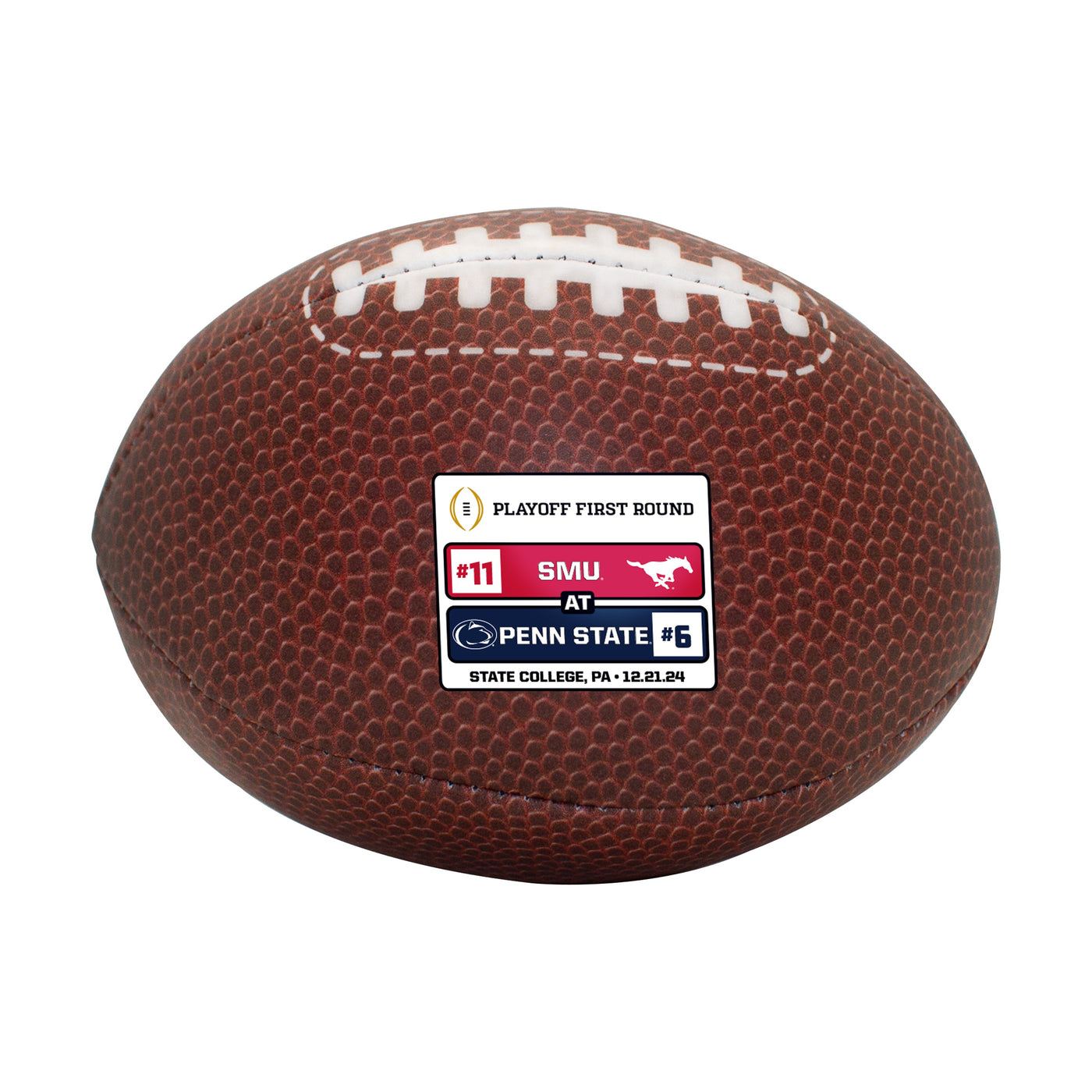 SMU CFP Round 1 Match Up Micro Plush Football