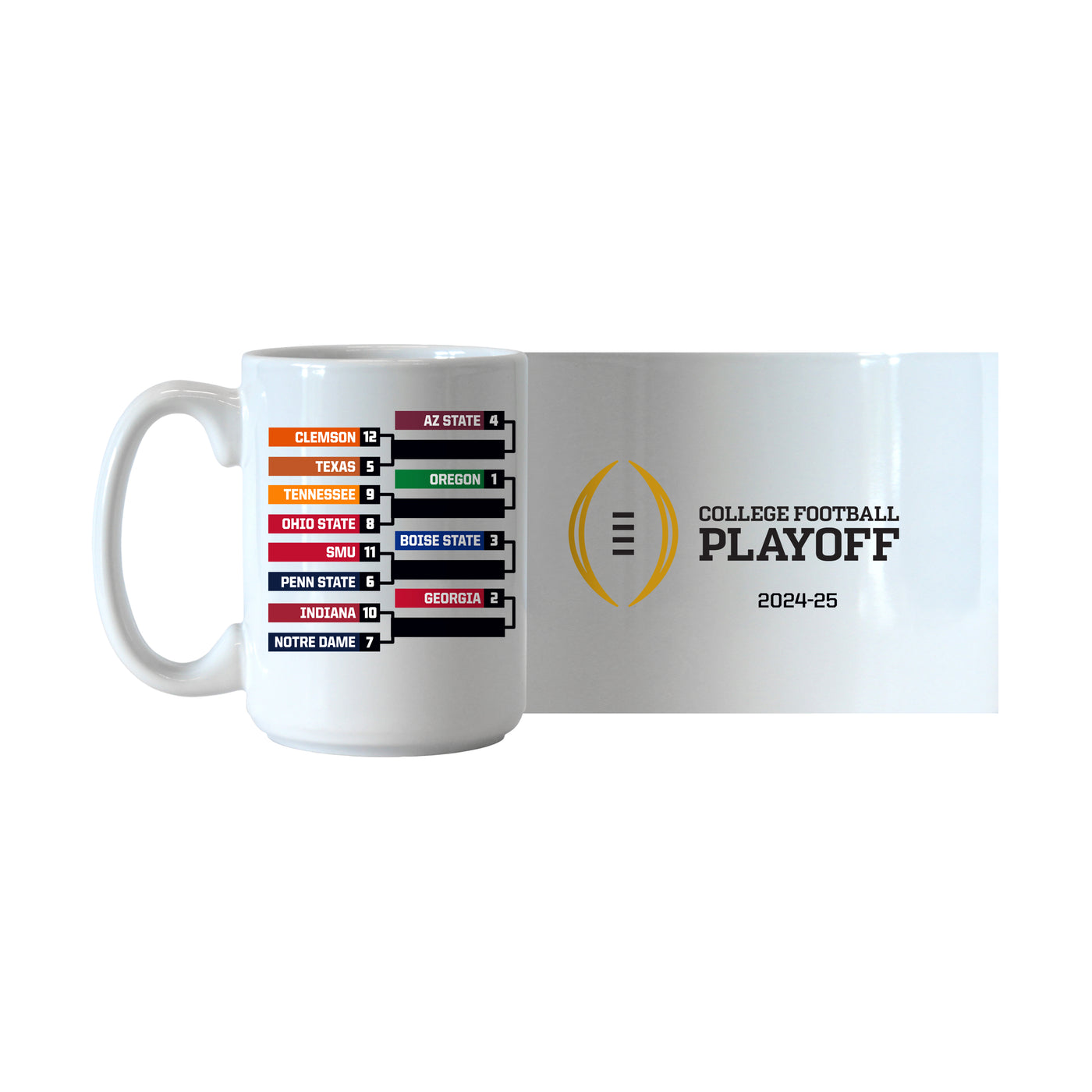 2025 College Football Playoffs 12 Team 15oz Sublimated Mug