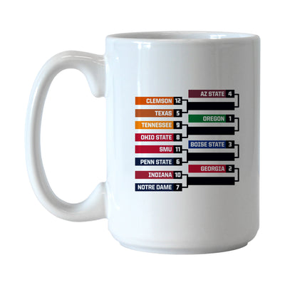 2025 College Football Playoffs 12 Team 15oz Sublimated Mug