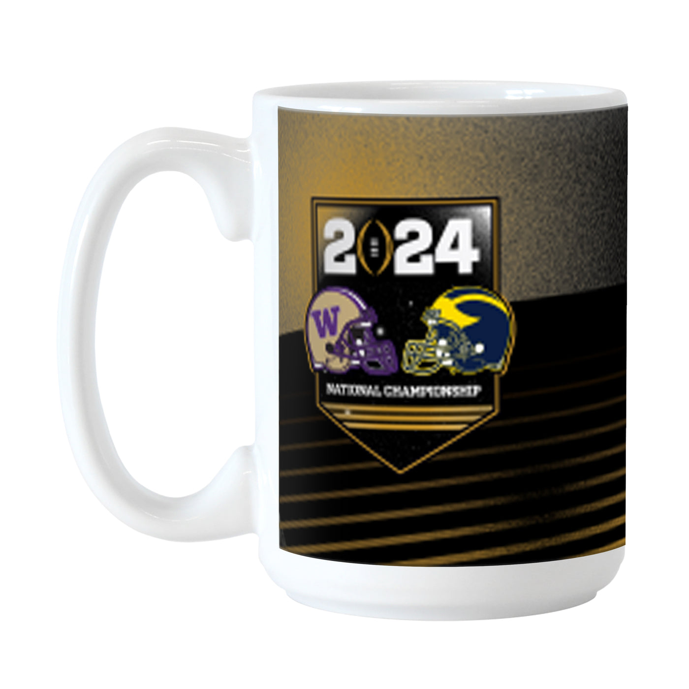 '23-'24 CFP Michigan vs. Washington Dueling Sublimated Mug