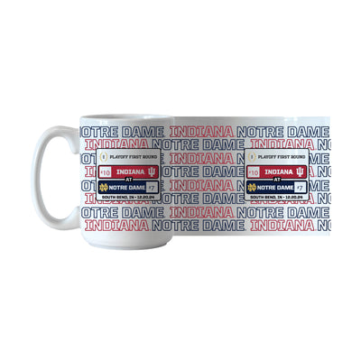 Indiana CFP Round 1 Match Up 15oz Sublimated Mug