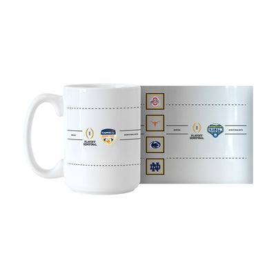 2025 College Football Playoffs 4 Team Semifinals 15oz Sublimated Mug