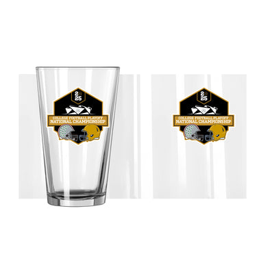 2025 College Football Playoffs Dueling 16oz Pint Glass