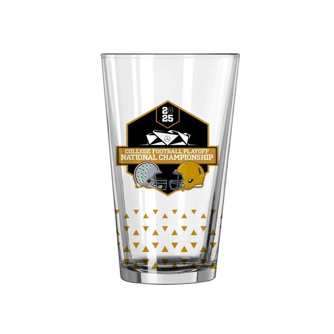 2025 College Football Playoffs Dueling 16oz Wrap Pint Glass