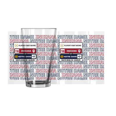 Notre Dame CFP Round 1 Match Up 16oz Pint Glass