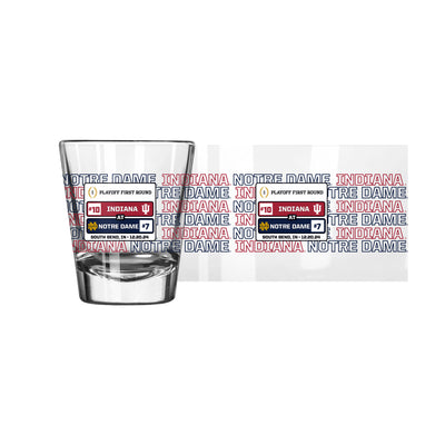 Notre Dame CFP Round 1 Match Up 2oz Shot Glass