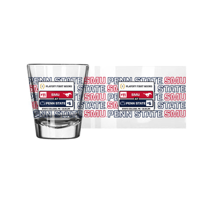 SMU CFP Round 1 Match Up 2oz Shot Glass