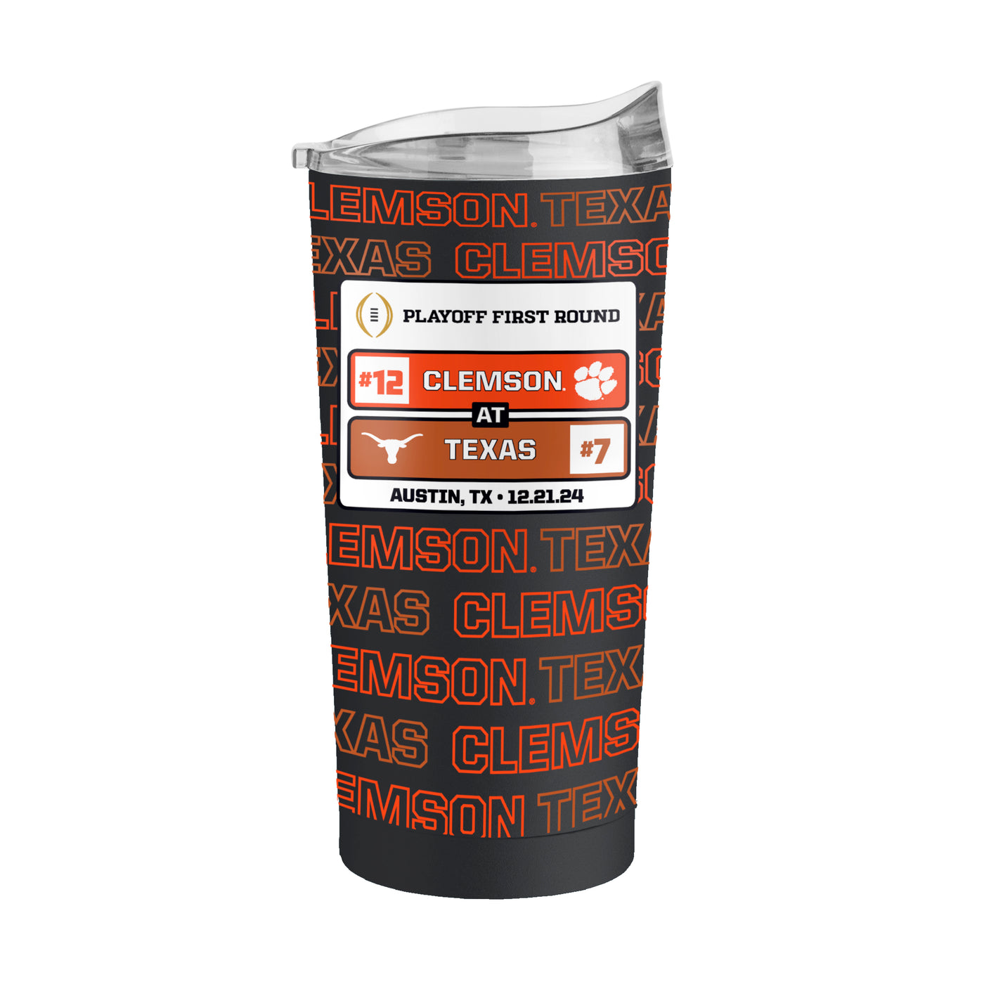 Clemson CFP Round 1 Match Up 20oz PC Tumbler