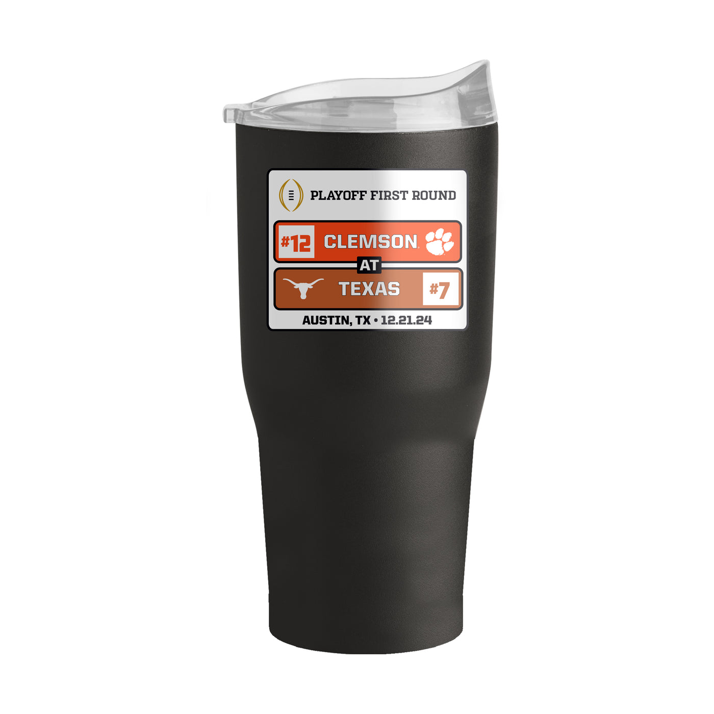 Clemson CFP Round 1 Matchup 30oz PC Tumbler