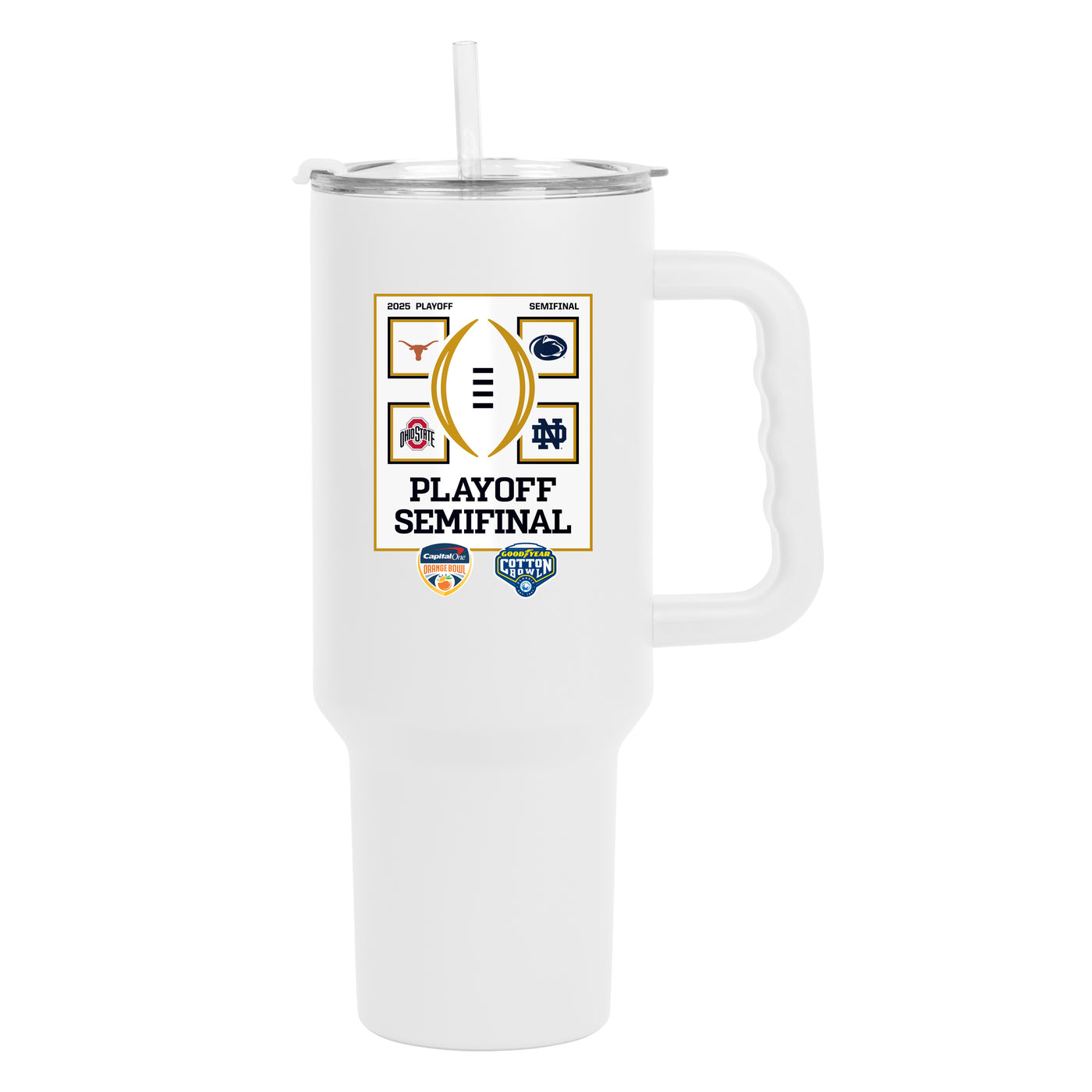 2025 College Football Playoffs 4 Team Semifinals 40oz PC Tumbler